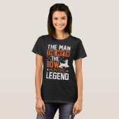 Mens Funny Bow Hunter Man Myth Legend Bow Jagd T-Shirt (Vorne ganz)