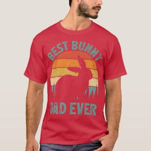 Mens Funny Bunny Vintag Best Vater am Lago Maggior T-Shirt
