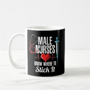 Mens Funny Carer Hospital Murse I Nurse Liebst du? Kaffeetasse