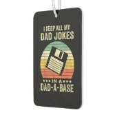 Mens Funny dad Jokes in dad-a-Base Autolufterfrischer (Links)
