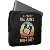 Mens Funny dad Jokes in dad-a-Base Laptopschutzhülle (Vorne Rechts)
