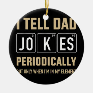 Mens Funny dad Witze regelmäßig in Element für Keramik Ornament