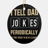 Mens Funny dad Witze regelmäßig in Element für Keramik Ornament (Links)