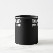 Mens Funny Dance Vater Pay Drive Clap Proud Dancer Tasse (Zentrum)