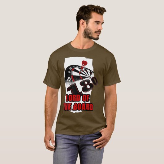 Mens Funny Dart Redewendungen mit Dartboard für Da T-Shirt (Vorne ganz)