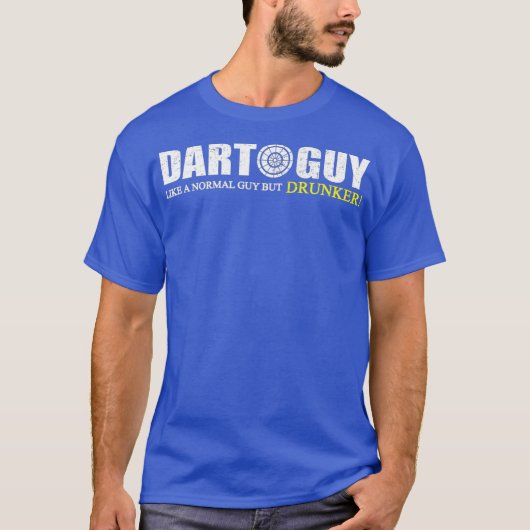 Mens Funny Dart Typ Shirt Cool Teamgeschenk (Vorderseite)