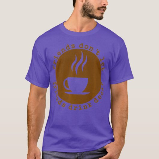 Mens Funny Decaf Tshirt Coffee Lover Geschenk Funn (Vorderseite)