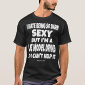 Mens Funny Dirt Track Quote Spate Model T-Shirt (Vorderseite)