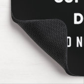 Mens Funny Emotional Support Vater Hundebesitzer Mousepad (Ecke)