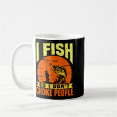 Mens Funny Fishing Quotes Joke Sarcasm Kaffeetasse (Links)