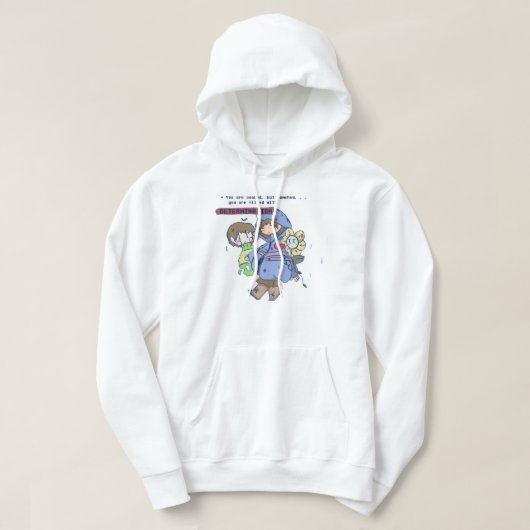 Mens Funny Frisk Undertale Mehr als Phantastisch Hoodie (Design vorne)