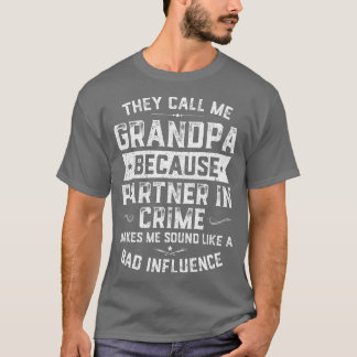 Mens Funny Geschenk nennen sie mich Opa, weil Teil T-Shirt