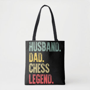 Mens Funny Gift Husband Vater Schach Legende Tasche