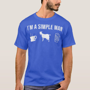 Mens Funny Goat Farmer Tier Man T-Shirt