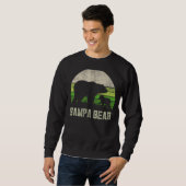 Mens Funny Grandpa von Großkindern Cube Kinder Bam Sweatshirt (Vorne ganz)