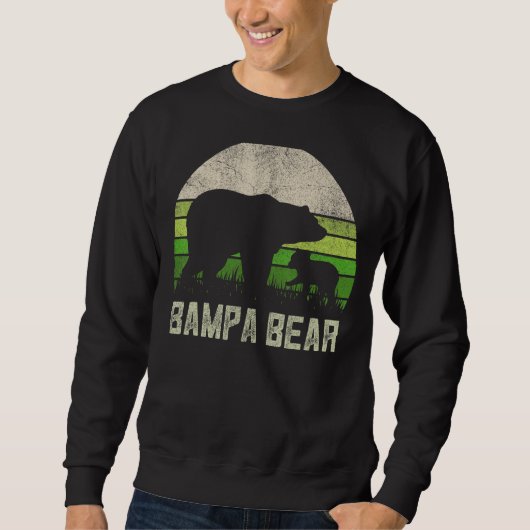 Mens Funny Grandpa von Großkindern Cube Kinder Bam Sweatshirt (Vorderseite)