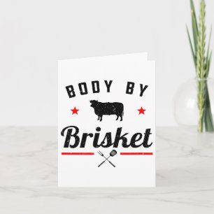 Mens Funny Grillen Body by Brisket Grillen oder Ra Karte