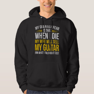 Mens Funny Guitar Player Sprichwort Gitarrist I Ex Hoodie