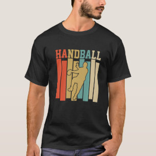 Mens Funny Handball Retro Vintage Style Design Han T-Shirt