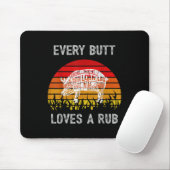 Mens Funny Hintern Lieben Rub Fleisch Grillen Rauc Mousepad (Mit Mouse)