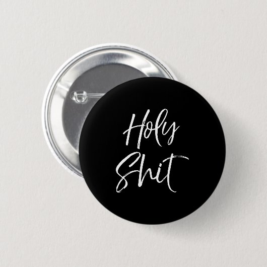 Mens Funny Holy Gag Gift Excitement Quote Saying H Button (Vorne & Hinten)