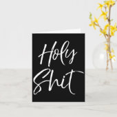 Mens Funny Holy Gag Gift Excitement Quote Saying H Karte (Gelbe Blume)