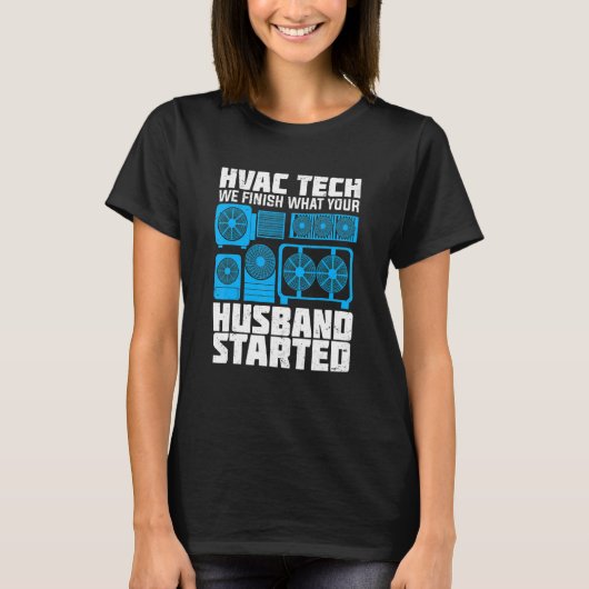 Mens Funny HVAC Design for a HVAC Tech T-Shirt (Vorderseite)