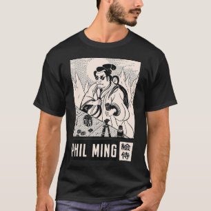 Mens Funny Japanese Filming Filmaker Phil Ming T-Shirt