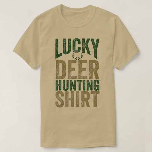 Mens Funny Lucky Hirschjagd nicht töten T-Shirt (Design vorne)