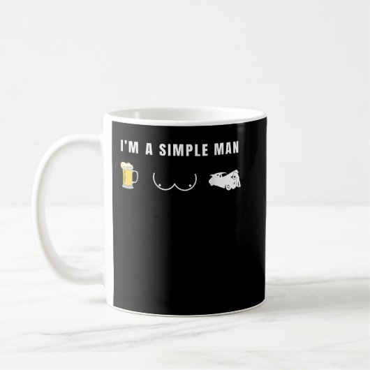 Mens Funny Mechanic Spaß Graphic Kaffeetasse (Links)