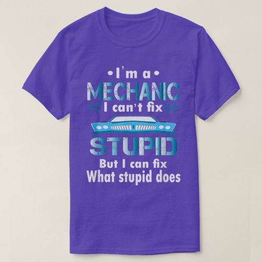 Mens Funny Mechanic Zitat Ich bin ein mechanisches T-Shirt (Design vorne)