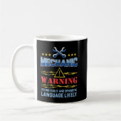 Mens Funny Mechanly Stundensatz Arbeitsentgelte Au Kaffeetasse (Links)