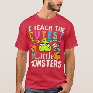 Mens Funny Monster Halloween für Lehrer 5946 T-Shirt