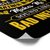 Mens Funny nennen sie mich Papa, weil Partner in Poster (Ecke)