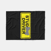 Mens Funny New Driver Fleecedecke (Vorderseite (Horizontal))