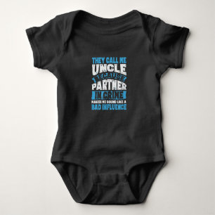 Mens Funny Oncle Geschenke aus Nichte und Nephew Baby Strampler