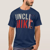 Mens Funny Oncle Mike für Männer Geschenk T-Shirt (Vorderseite)