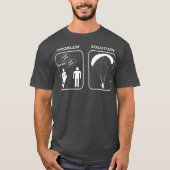 Mens Funny Paramotor Tshirt blah blah blah (Vorderseite)