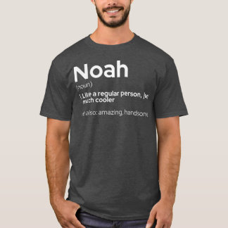 Mens Funny Personalisiert Vorname Noah  T-Shirt