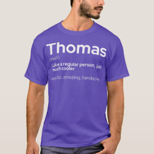 Mens Funny Personalisiert Vorname Thomas T-Shirt