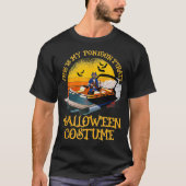 Mens Funny Pontoon Boat Pirate Captain Costume  Ha T-Shirt (Vorderseite)