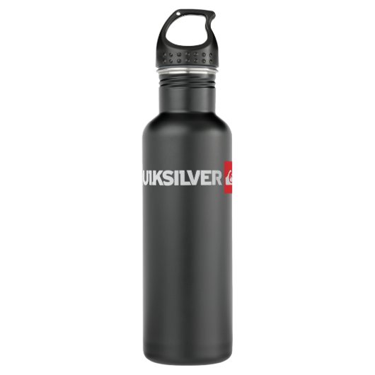 Mens Funny Quicksilver Mehr dann Phantastisch Edelstahlflasche (Vorderseite)
