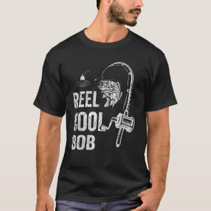Mens Funny Reel Cooler Bob Fischen Vatertag T-Shirt