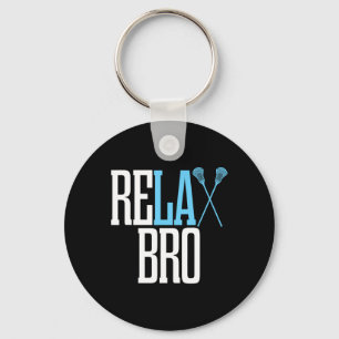 Mens Funny Relax Bro Lover Player T Shirt für Bo Schlüsselanhänger