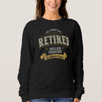 Mens Funny Retirement unter der neuen Leitung zurü Sweatshirt