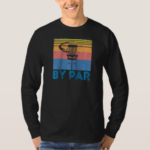 Mens Funny Retro Bester Vater Par Disc Golf Vather T-Shirt