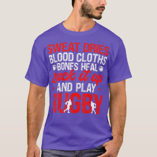 Mens Funny Rugby Player Sports UK Play Rugby T-Shirt