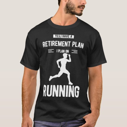Mens Funny Running Shirt für Männer mit Sprichwort (Vorderseite)