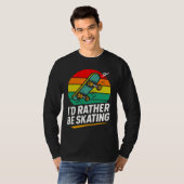 Mens funny skateboarding  T-Shirt (Vorne ganz)