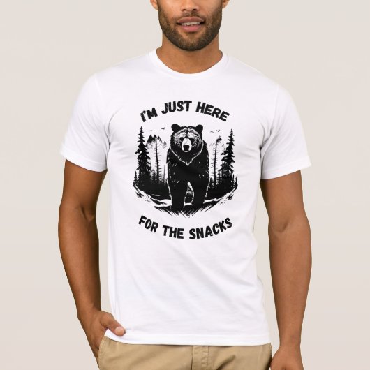 Mens Funny Snack Shirt (Vorderseite)